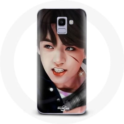 Coque pour Samsung Galaxy A8 2018 BTS Bangtan Sonyeondan Jungkook Fanart