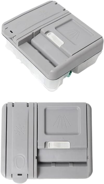Vaatwasser Dispenser - Poederbakje Onderdeel - Vaat Reinigen - Milieuvriendelijk Materiaal - 50 Gram - Wit