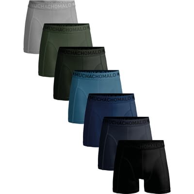 Muchachomalo Boxershorts Heren – 7 Pack – 95% Katoen – Normale Lengte – Heren Ondergoed – Onderbroeken Heren