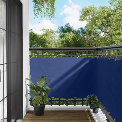 vidaXL - Balkonscherm - 90 - x - 200 - cm - Oxford - Stof - Rechthoekig - Blauw
