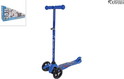 Street Rider Driewielstep met verstelbaar stuur Abec 7 blauw