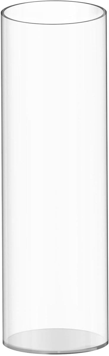 Elegante Transparante Acryl Bloemenvaas van 30 cm - Schokbestendige Cilinder Vaas voor Bloemstukken, Bruiloft Decoratie en Creatieve DIY Projecten