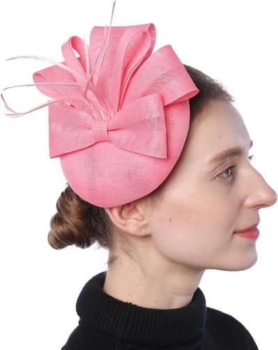 Fascinator Hoed - Bloem Hoofddeksel - Feestelijk Gelegenheid - Eenvoudig te Dragen - 2339 cm - Niet gespecificeerd