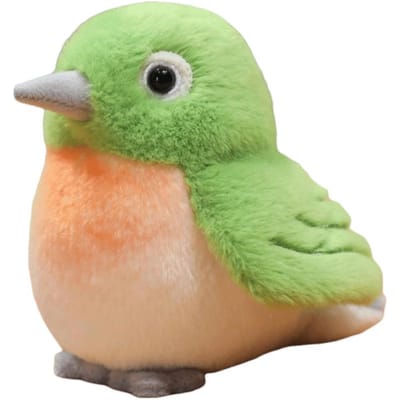 Schuddend Geluid Vogel Pluche Speelgoed 12cm Maat Pluizig Materiaal Levensgetrouwe Vogel Pluche Zachte Textuur Kleurrijk Ontwerp Realistische Vogel Pop