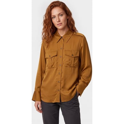 & Other Stories St Bob Utility Shirt Yellow Maat: S | Longsleeves Outlet | Dames | Bruin