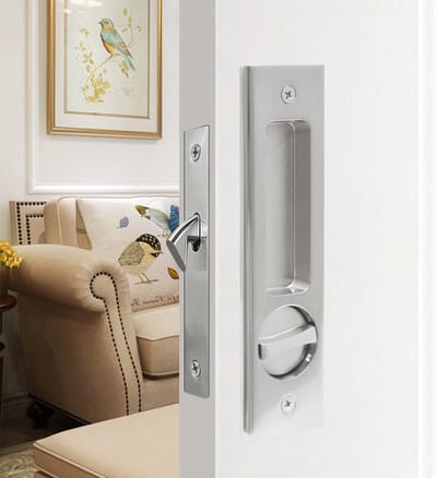 Praktische zakdeurklink geen sleutel schuifdeurslot pocket deurslot 160mm