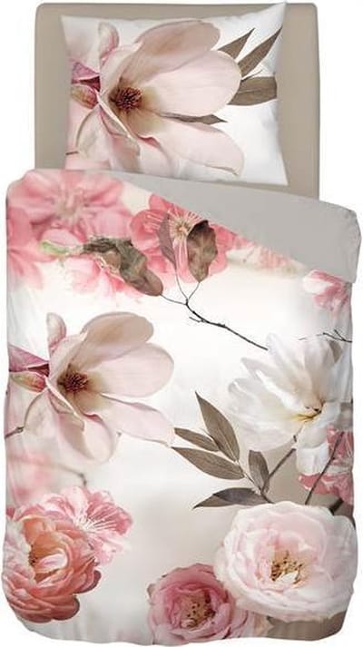 Snoozing Fairytale - Dekbedovertrek - Eenpersoons - 140x200/220 cm + 1 kussensloop 60x70 cm - Roze