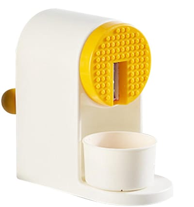 IJsmachine Handmatig - Crusher Sneeuw - Lekkere Drankjes Maken - Roestvrij Staal Slijper - 23x13x23 cm - Zilver
