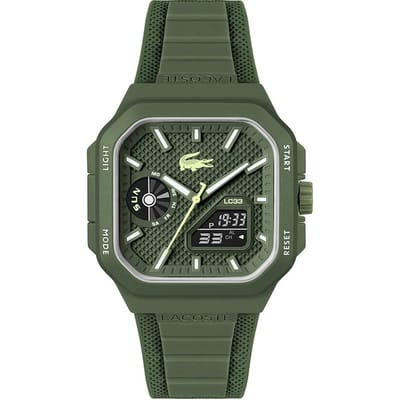 Lacoste LC2011505 LC33 Kunststof Groen 44x50mm