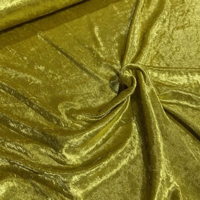 Velours de panne - Goud - 10 meter - 1.50m breed - Fluwelen stof - Fluweel - Velours - Velvet