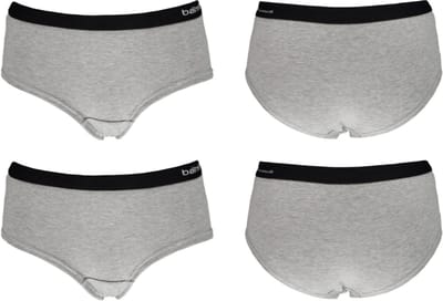 Apollo Dames Hipster Grijs Bamboe 2-pack - Maat S