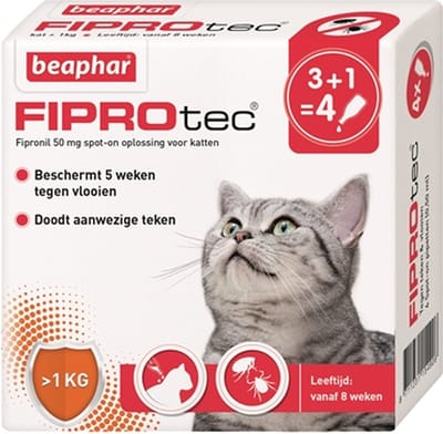 - FIPROTEC KAT SPOT ON 3+1 PIP >1KG
