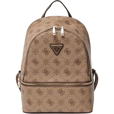 GUESS vrijetijdsrugzak rugzak Silia Backpack Latte Logo Lichtbruin