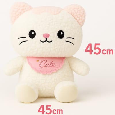 Roze Kat van Bextunio +Speelgoedtasje – De Grote kat knuffel voor Kinderen & Baby’s Deze superzachte pluche kat van 45cm is hét perfecte cadeau voor kerst verjaardagen babyshowers of Valentijnsdag Ideaal om mee te knuffelen!