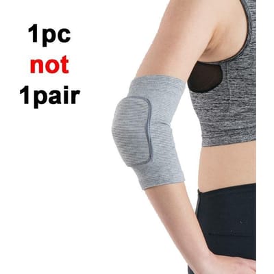 1 pièce Coude Pad pour Danse Volleyball Yoga Enfant Fille Garçon Coudières Support Fitness Protecteur Équipement de Travail Haute Qualité Pratique Usage Quotidien XS gris