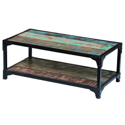 vidaXL - Salontafel - massief - gerecycled - hout