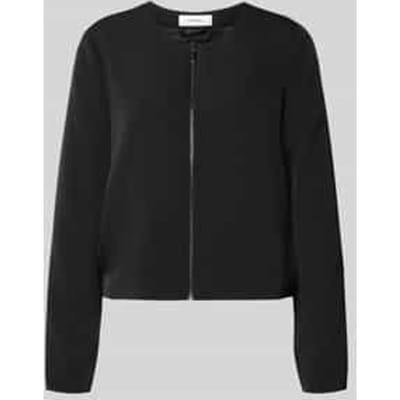 Korte blazer met ronde hals