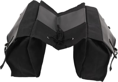 REWYTAZ-Fietstassen dubbel--fietstas - Dubbele tas met grote capaciteit, zadeltas voor forenzen - Mountainbike-rugtas, Zwart - 40x30cm