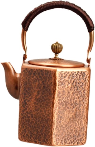 Koperen Waterkoker - Theepot Ketel - Thee Zetten - Traditioneel Ontwerp - 1000 ml - Koper