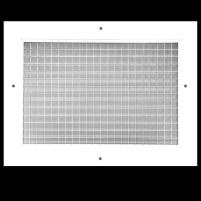 Achterluchtrooster RVS voor Ventilatie in Plafond en Muur 25,4 x 20,3 cm