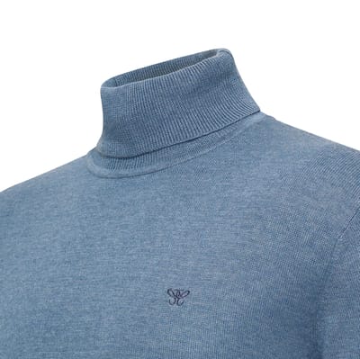 Cappuccino Italia - Heren Trui Trento Coltrui - Blauw - Maat M