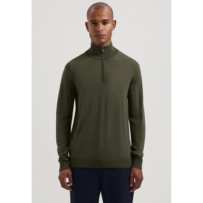 Dstrezzed Ds_tech Knit Skipper Army Green Maat: L | Sweaters Outlet | Heren | Groen