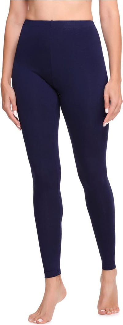 Ladeheid Dames Leggings - Sport - Vrijetijdsbroek - Lang - Viscose - LA-LA40-201-LE - Marineblauw - 34