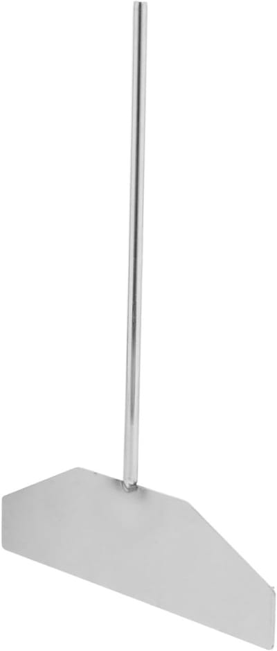 Pannenkoek Spatel - Crêpe Gereedschap - Bakplaat Gebruik - Ergonomisch Handvat - 20 cm Lengte - Zilver