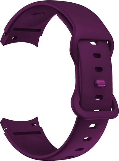 Siliconen bandje - geschikt voor Samsung Galaxy Watch 7 / Watch FE / Watch 6 / Watch 6 Classic / Watch 5 / Watch 5 Pro / Watch 4 / Watch 4 Classic - paars