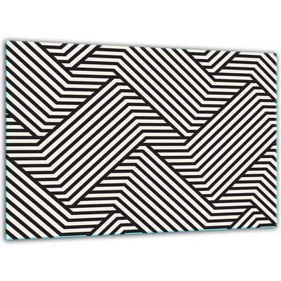 TMK ArtDeko D30x22 - Gehard Glazen Snijplank - 30x22cm - Kras- en Hittebestendig