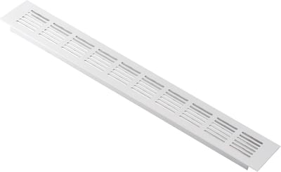 Wit Ventilatierooster Aluminium 400x60mm voor Optimale Ventilatie