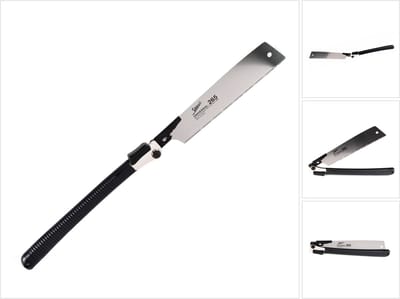 Shogun opvouwbare Japan Universal houttrekzaag met knikgewricht ( OK-265RC/FLD ) verwisselbaar zaagblad 265 mm - Made in Japan