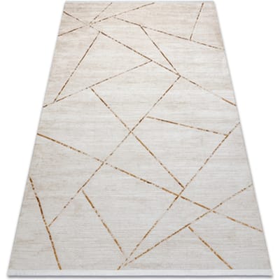 Kleden Rugsx Modern tapijt DUKE 51557 crème / goud 240x330 cm