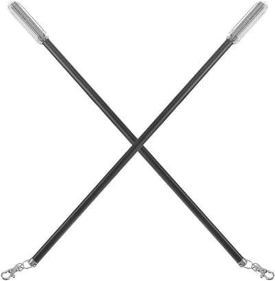 Gordijnstok Handvat - Venster Accessoire - Eenvoudig Gordijnen Openen - Verstelbaar Ontwerp - 50 cm Lengte - Zwart
