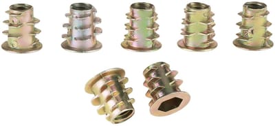 Dailygoods- Meubelmoeren 50 Stuks - Zinklegering - M5 - Zeskantmoer - Duurzaam - Stevige Installatie - Zeskantmoeren