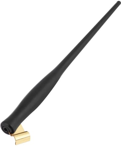 Dailygoods- Kalligrafie Penhouder - Schuine Dip Pen Handvat - Verwijderbare Metalen Flens - Lichtgewicht en Duurzaam - Geschikt voor Beginners