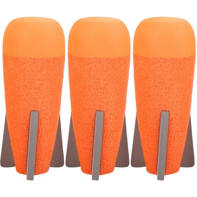 3 stuks EVA Raket Raket Navulling Accessoire voor Patroontype Kinderspeelgoedpistool Oranje