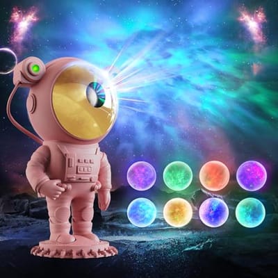 Astronauten sterrenhemel projector met afstandsbediening - Galaxy projector voor kamerdecoratie, cadeaus voor volwassenen en kinderen