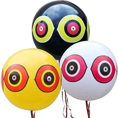 Vogel verjagende ballon Wit