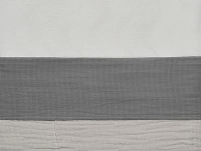 Jollein Baby Laken Wieg 75x100cm Wrinkled - Storm Grey