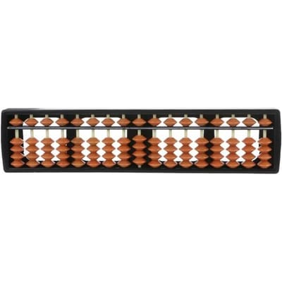 17-cijferige staven Standaard abacus Soroban Chinese rekenmachine Telhulpmiddel Wiskunde Beginners QX2B