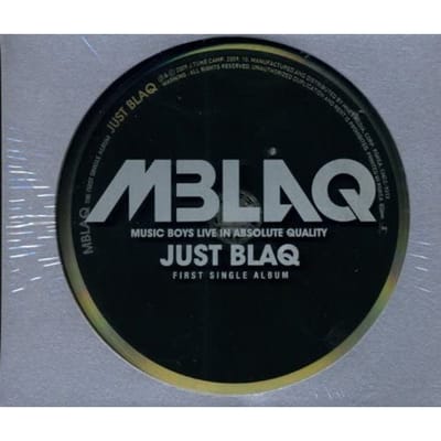 CD  - MBLAQ - Just Blaq (Koreaanse schijf) CMCC9212 J.Tune Entertai 2009 Zuid-Korea K-Pop Gebruikt
