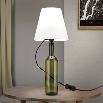 ORION E27-fitting BOTTLE, kabel zwart, lengte 200 cm