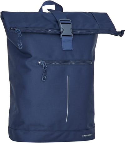 New Rebels Valor New York Navy blauw 21L Rugtas Rolltop Waterafstotend Laptop 15.6