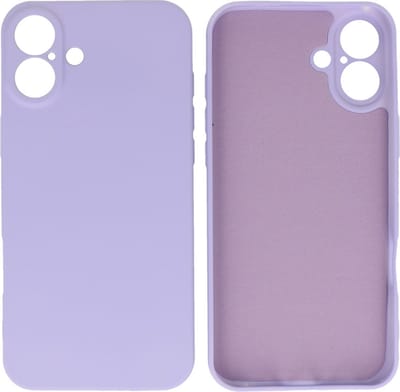 Fashion Backcover Telefoonhoesje - Color Hoesje - Geschikt voor iPhone 16 Plus - Paars