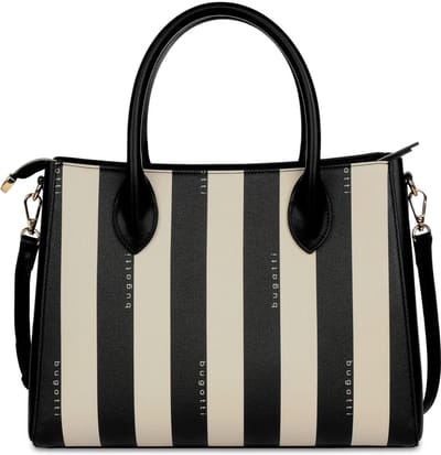 bugatti handtas schoudertas Cleo Tote Bag Black zwart
