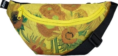 LOQI Bum Bag Large - Sunflowers gerecycled