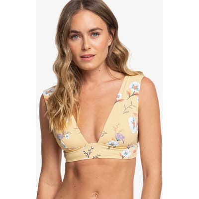 Roxy - S - Lahaina Bay - Langere Triangel-Bikinitop voor Dames