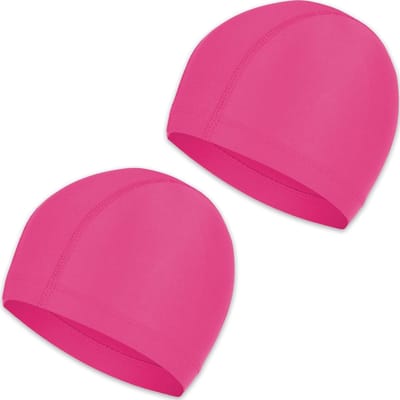 Zachte en Elastische Zwemcaps voor Kinderen, Vrouwen en Mannen - Set van 2 Stuks, Perfect voor Zwembaden en Watersportactiviteiten