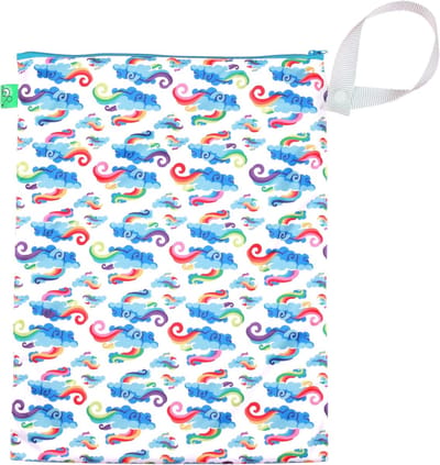 Waterdichte Luiertas - Natte Luiertas - Onderweg Luiers - Met Handige Lus - 41 x 31 cm - Cartoon Patroon
